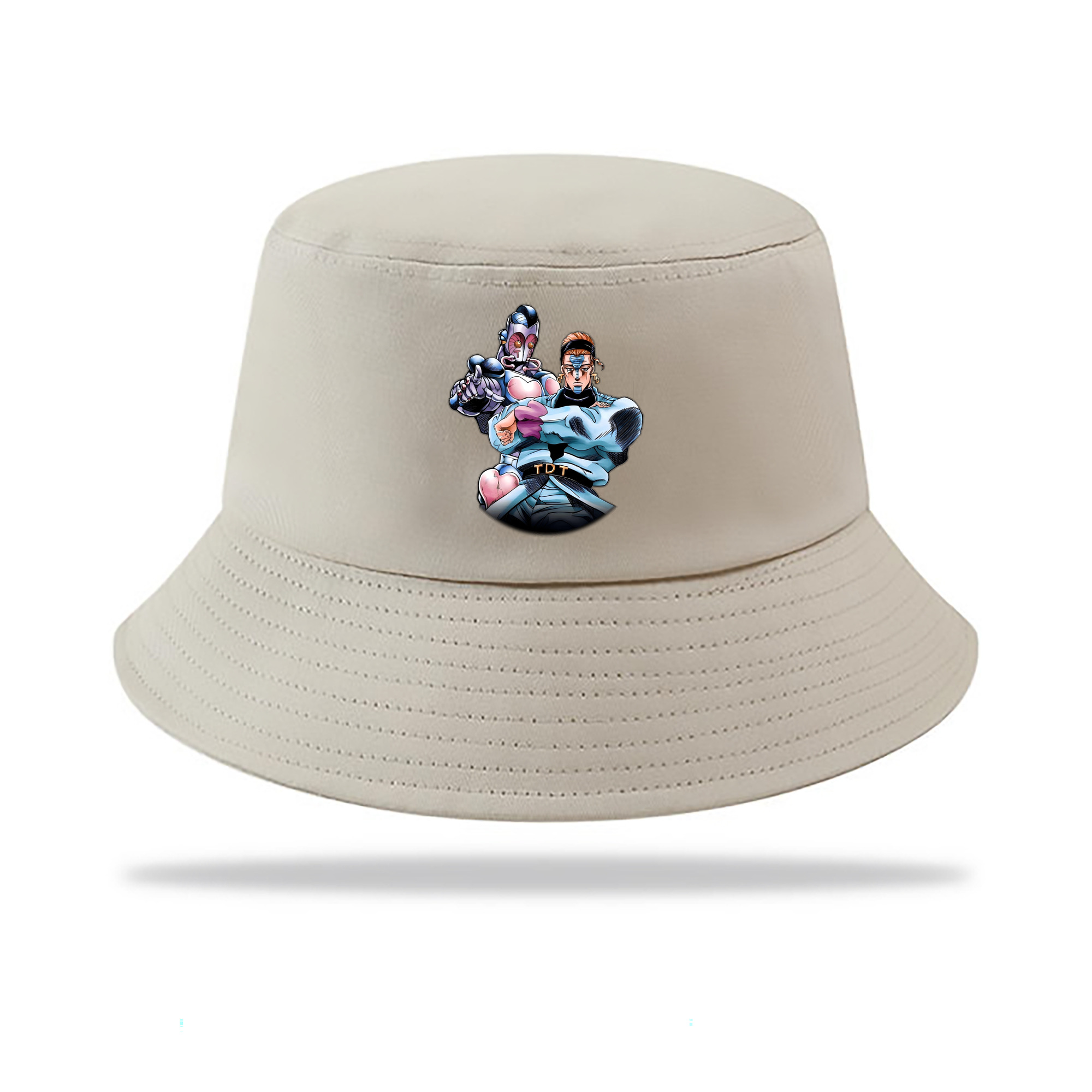 （画像用） ジョジョの奇妙な冒険 ひがしかた じょうすけ JoJo's Bizarre Adventure Higashikata Josuke アウトドア日除けバケットハット